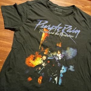 PRINCE PURPLE RAIN T-SHIRT - Large // Music Rock Band Tee Shirt